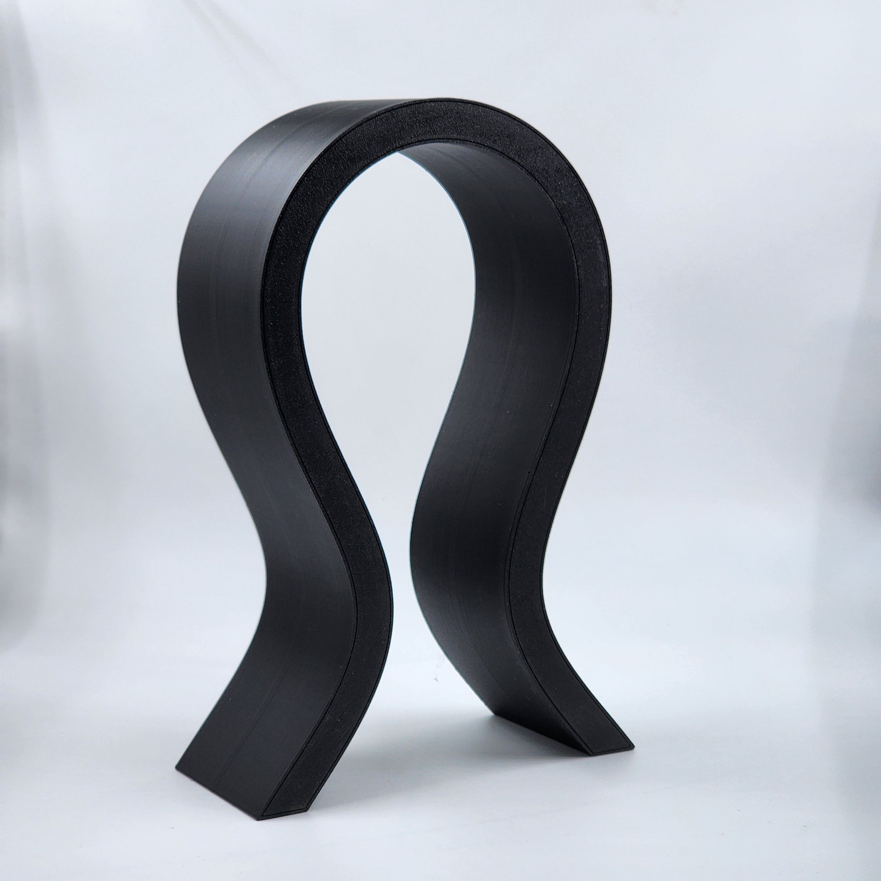 CUBIX3D Minimalist Black Headphone Stand | 3D Printed Durable Headset Holder Headphone Stand-image-28