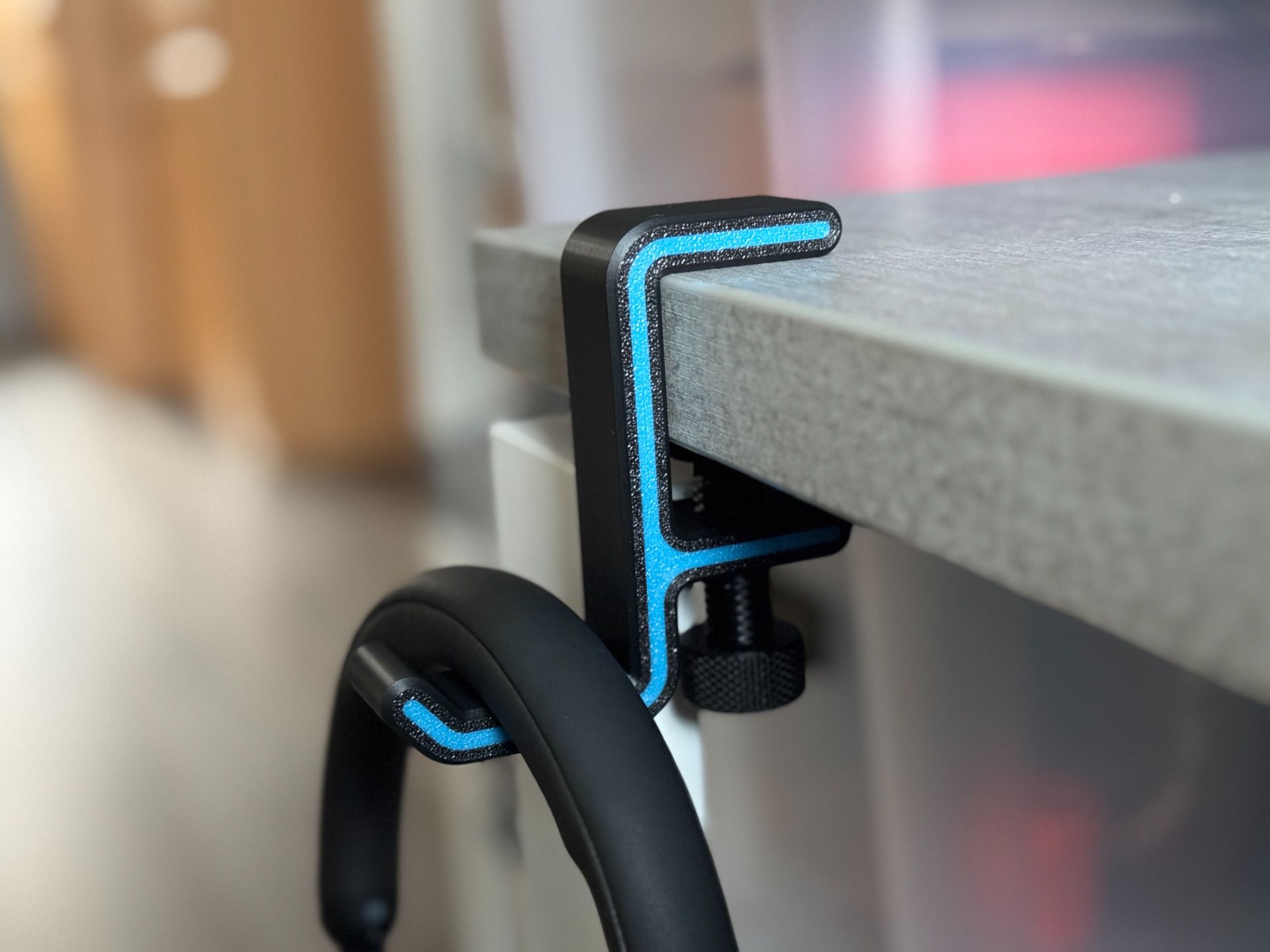 Bhootia Modern Headphone Hanger | Table Mounted Headphone Stand