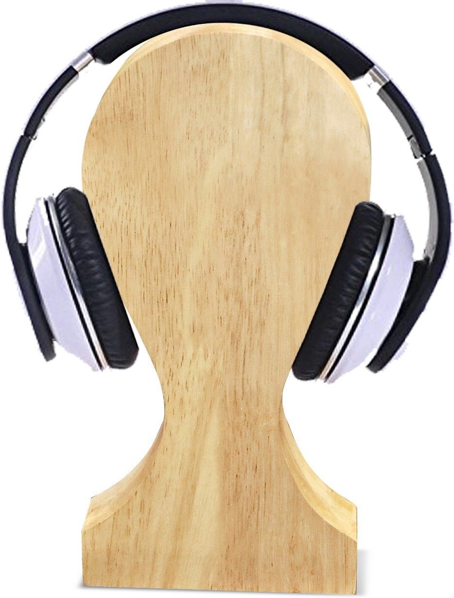 graphicalmela Wooden Headphone Stand for Desk, Universal Headphone Stand Board/Headphone Holder for Gaming, Home Office and Internal Calling Headphone Stand