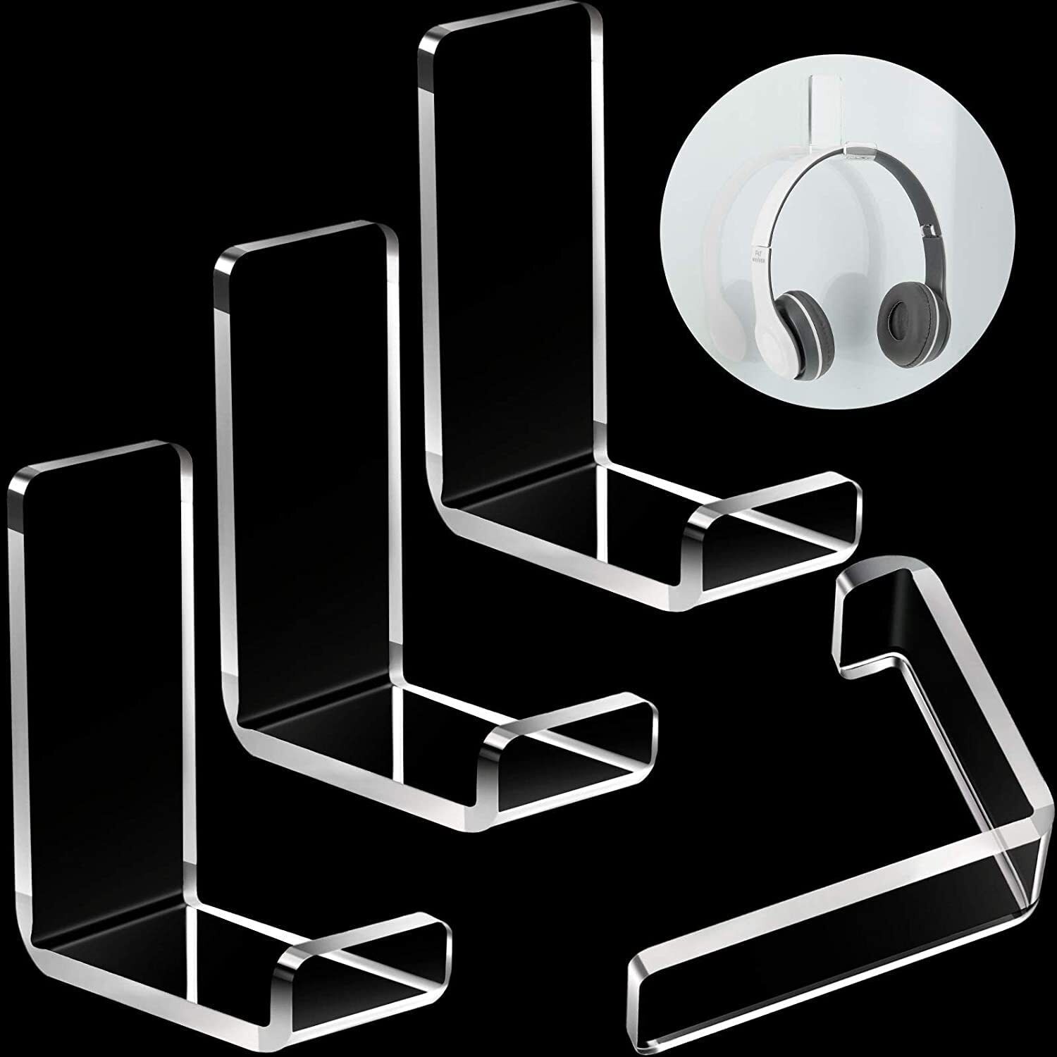 skd kanu Headset Holders Headphone Wall Mount with Adhesive headphone Stand ( Pack of 4) Headphone Stand-image-20