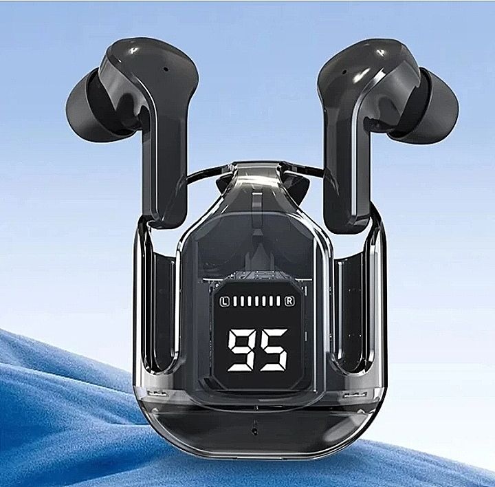 RPGajet Ultrapod Transparent Active Noise Cancelling V5.3 Low latency Fast Charging Headphone Stand