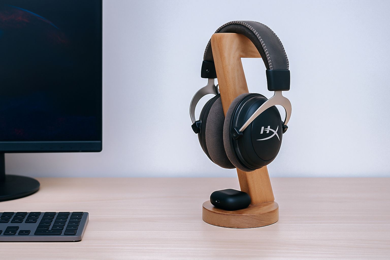 Multaniz WOODEN HEADPHONE STAND Headphone Stand