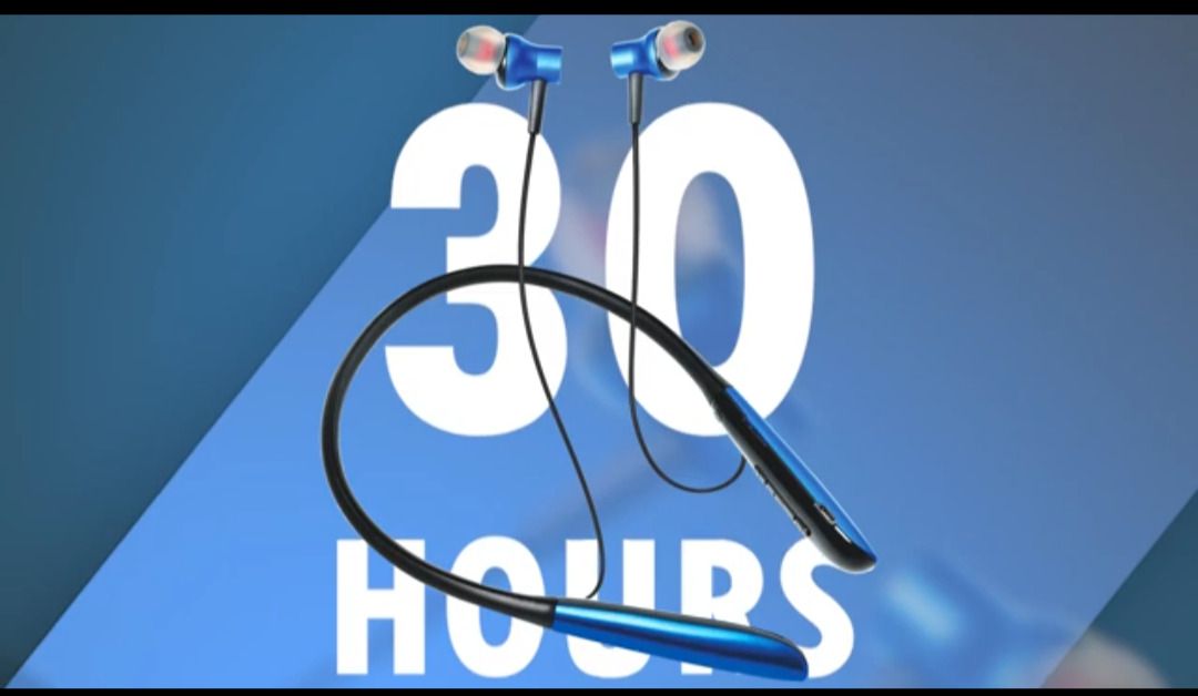 GSM INDIA Wireless Bluetooth Headset with Mic, Deep Bass, and Ergonomic Neckband Headphone Stand-image-30