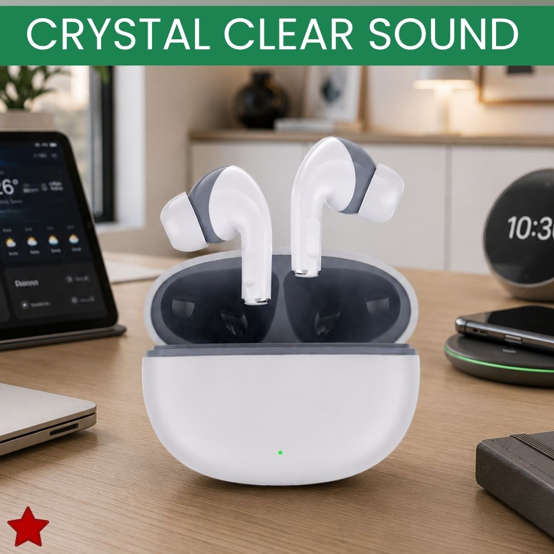 frony Wireless Bluetooth Earbuds With Deep Bass Compatible With Android & iPhoneNV53 Bluetooth Headset-picture-43