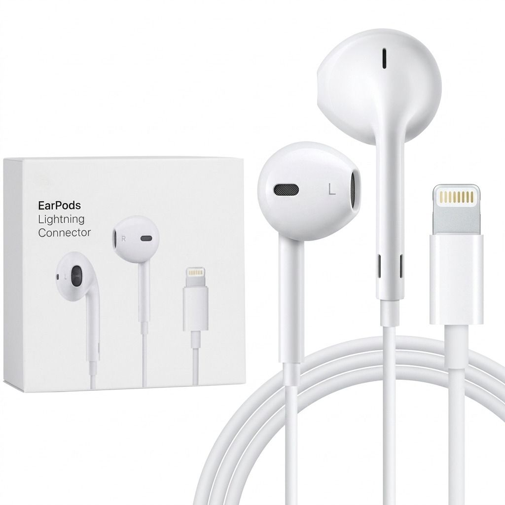 lovie's accessories Lightning Connector Earpods Wired Headset For iphone 5 To 14 series Wired Headset-picture-28