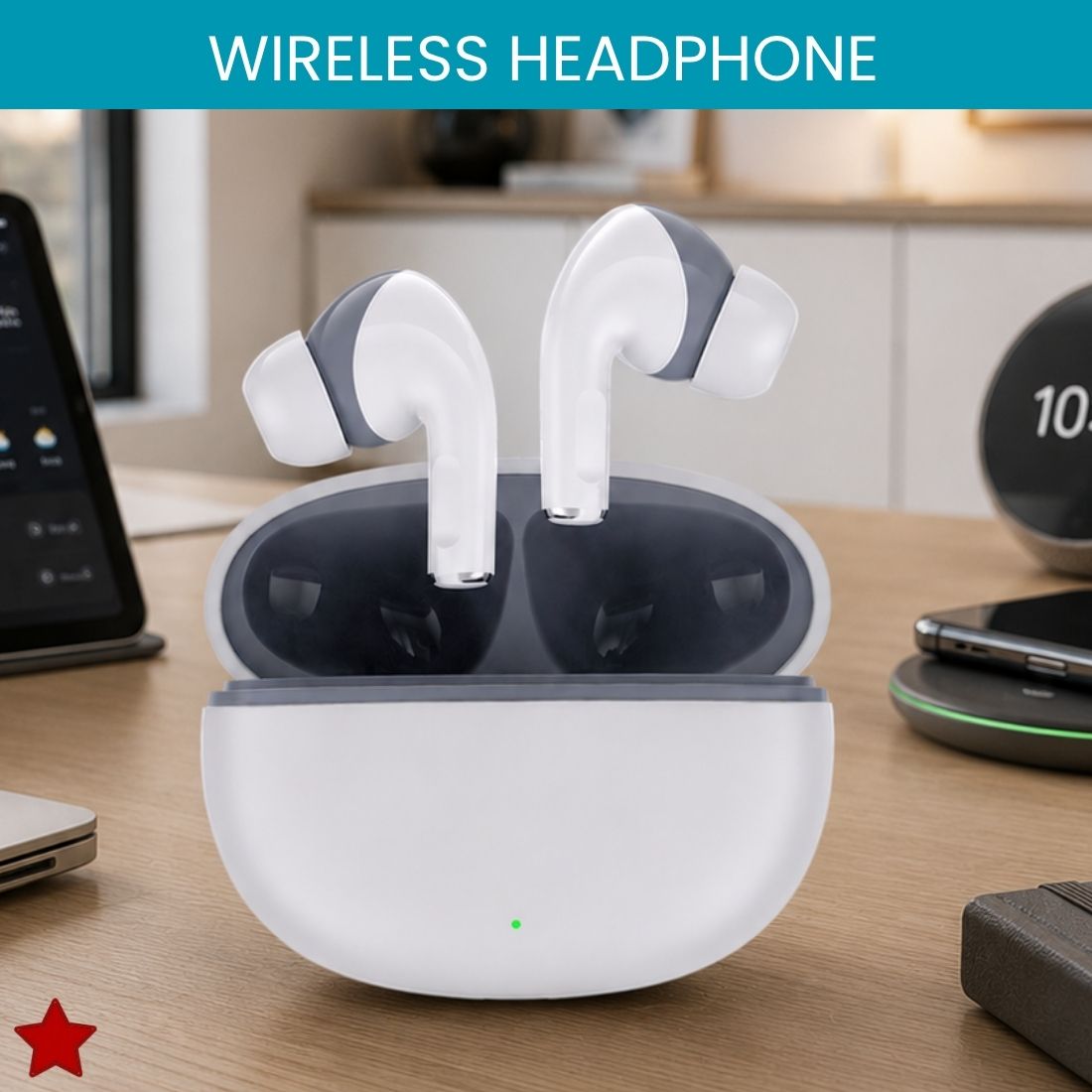 frony Wireless Bluetooth Earbuds With Deep Bass Compatible With Android & iPhoneNB328 Bluetooth Headset-picture-59