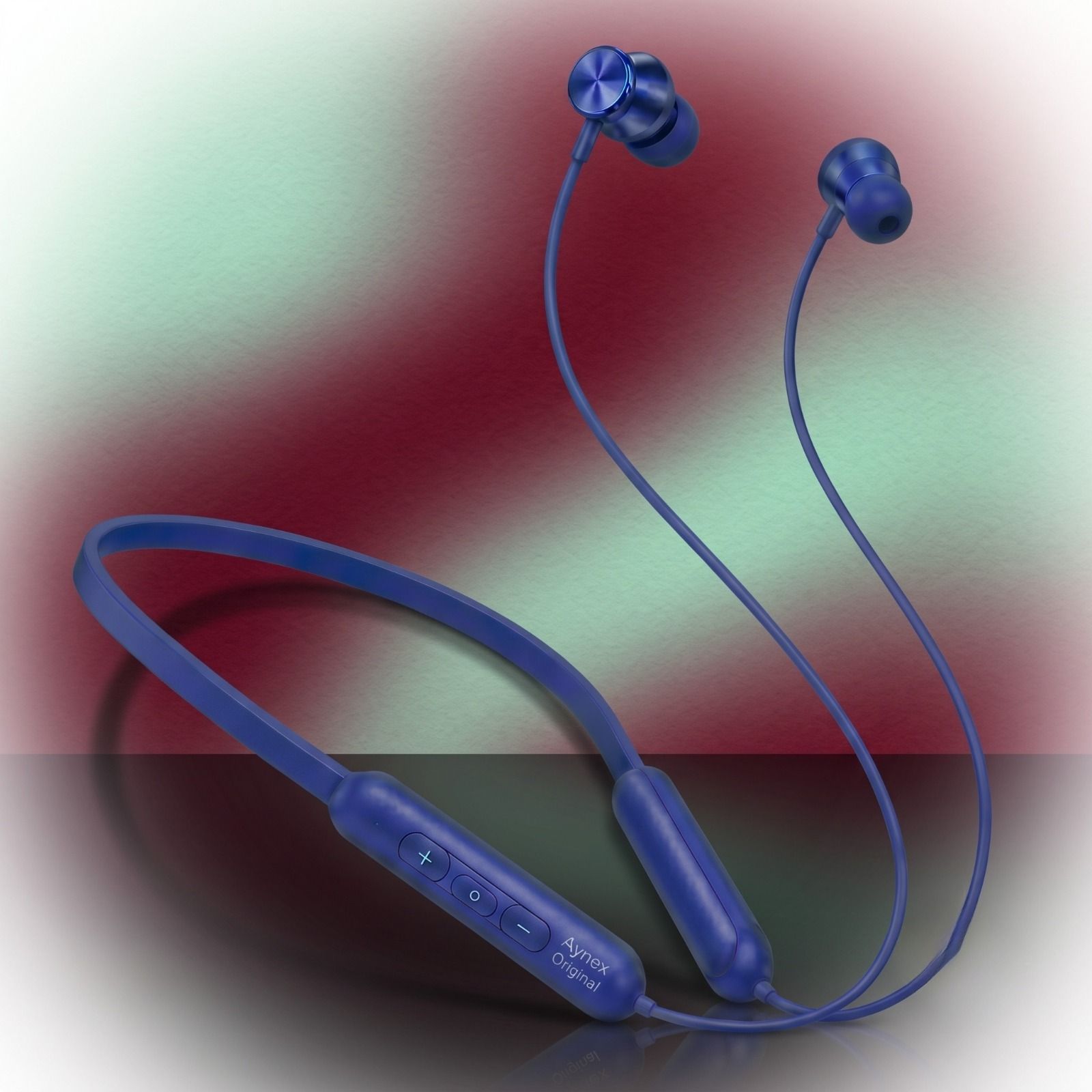 aynexs original Wireless Stereo Neckband Compatible with one-plus Z2 Crystal Audio Bluetooth Headset-picture-32