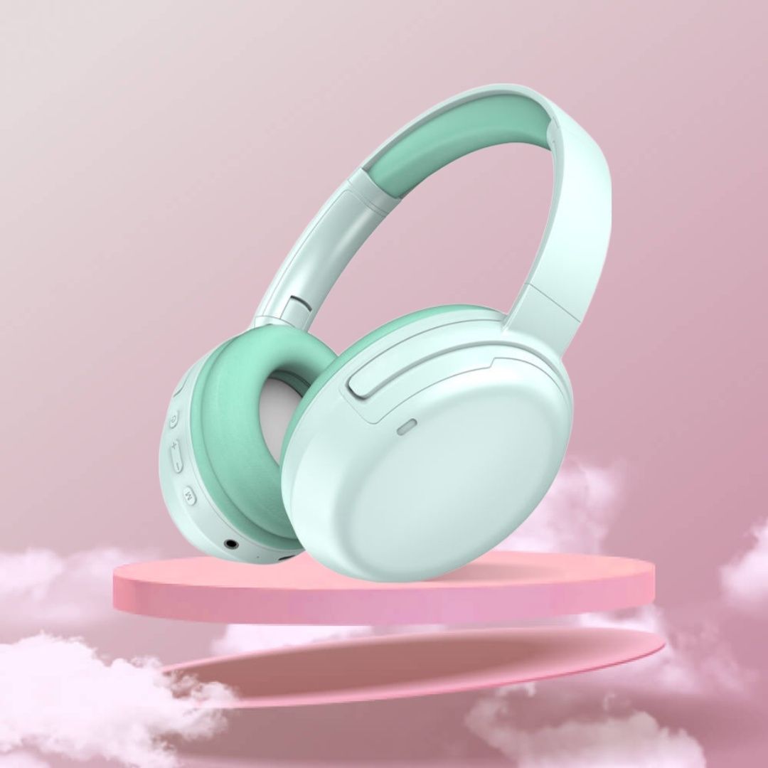 40H Play Super Bass ANC BT Wireless Headphone with Mic Foldable Design & Aux P08 Bluetooth & Wired Headset-image-37