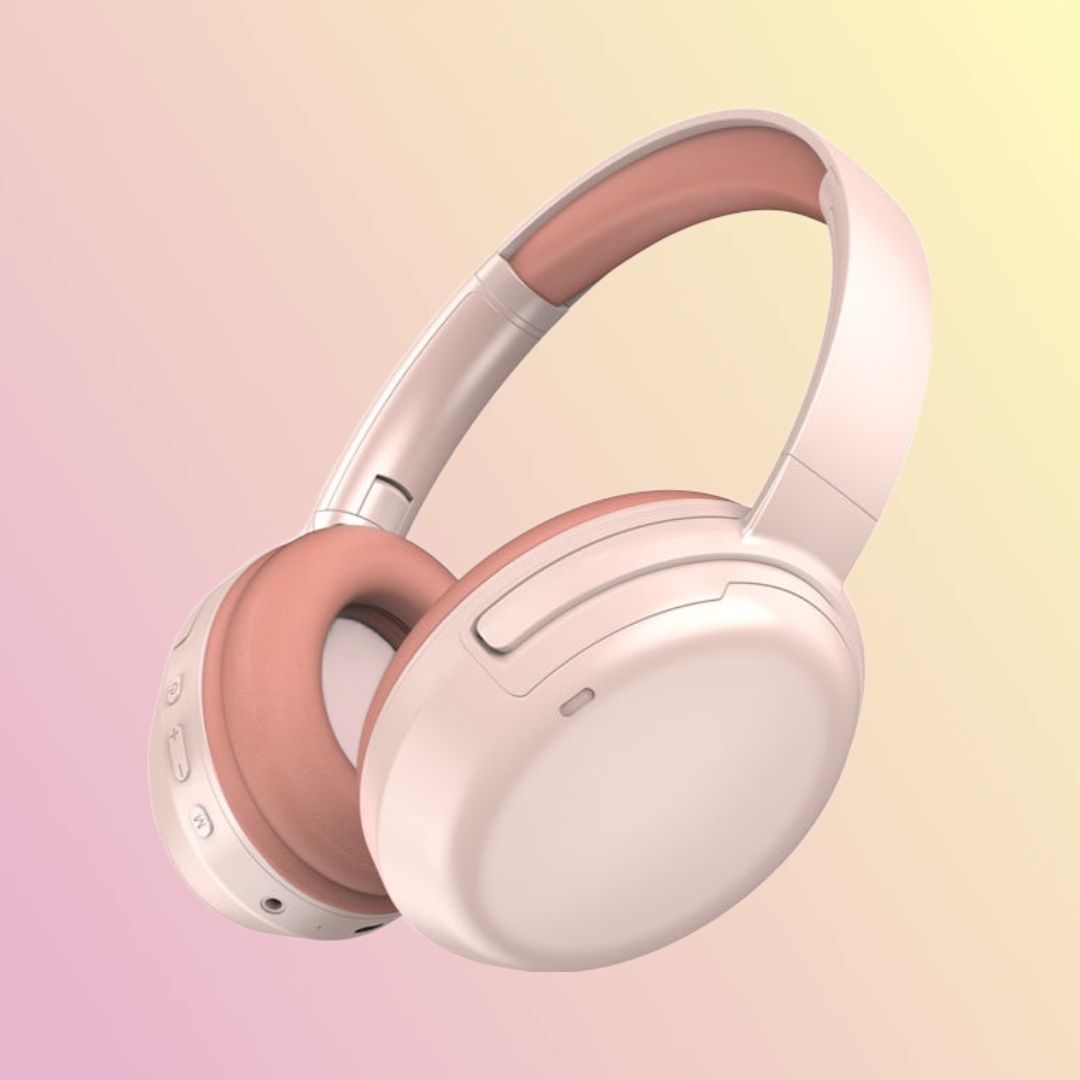 40H Play Super Bass ANC BT Wireless Headphone with Mic Foldable Design & Aux P80 Bluetooth & Wired Headset-image-22