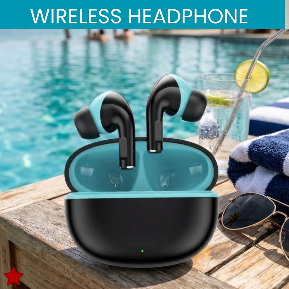 clairbell Wireless Earbuds Bluetooth 5.3 TWS Earphones Full Touch Control Headphones IB298 Bluetooth Headset-picture-19