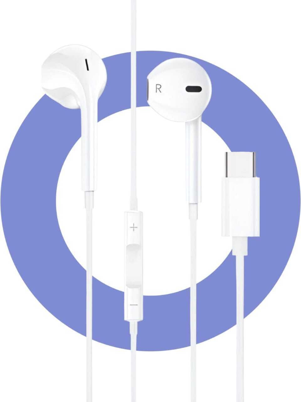 Type C Handsfree with Mic for T2x 5G/Y22/Y27 5G/Y16/Y35/Y23/V27/V27 Pro[28] Wired Headset-image-5