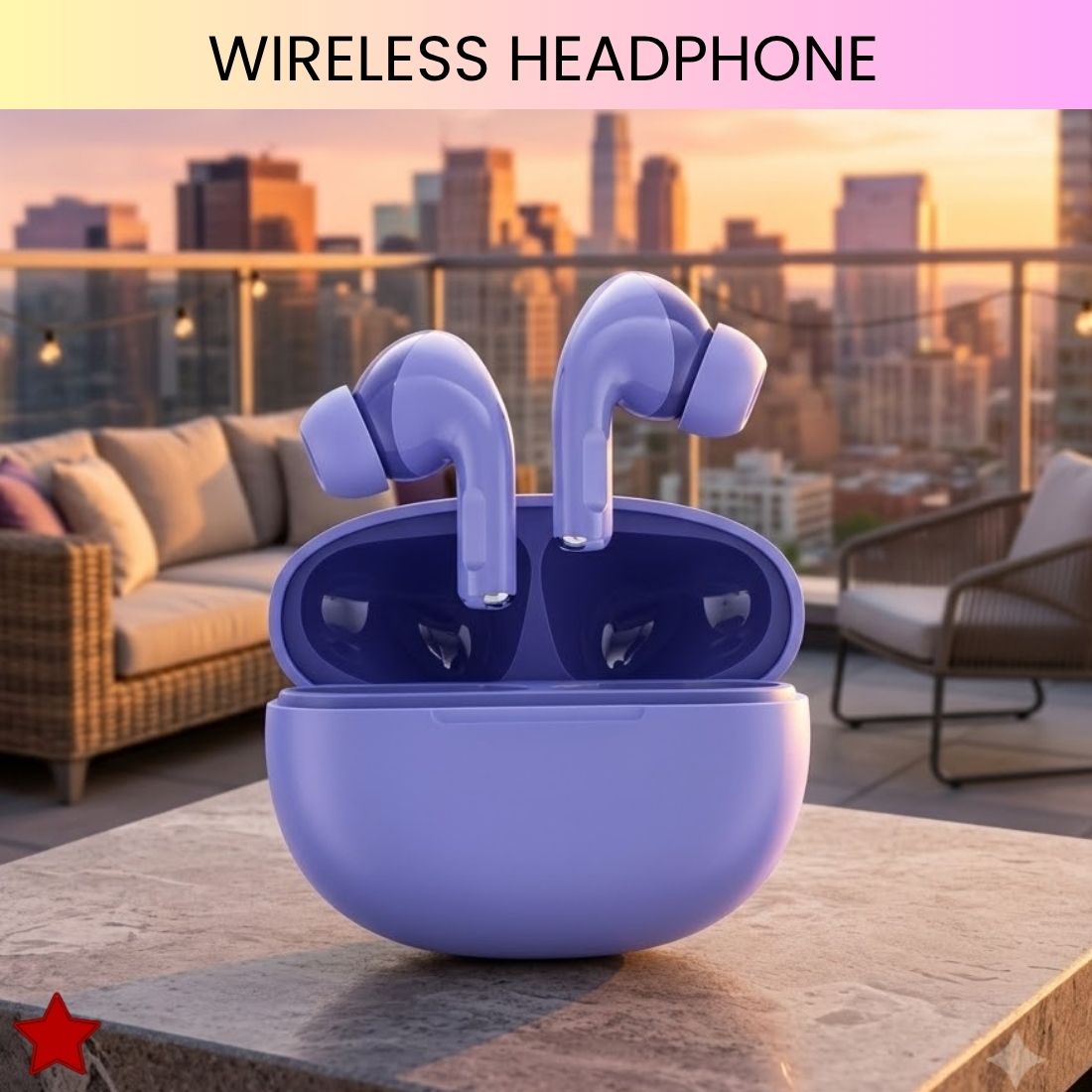 clairbell True Wireless Bluetooth in-Ear Earbuds With ENC Mic and Dynamic Bass SoundHV428 Bluetooth Headset-picture-22