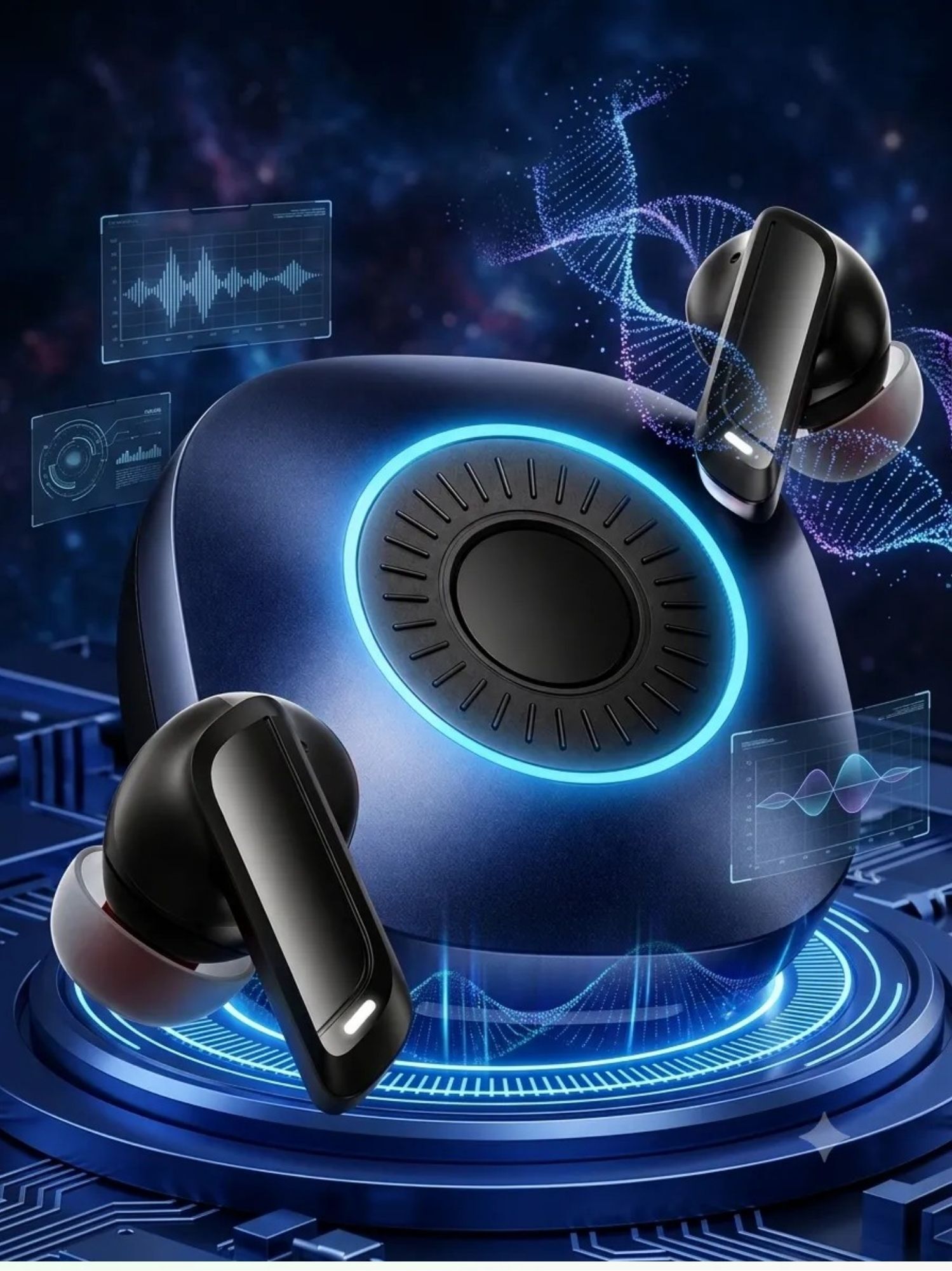 nextgen Gaming Headset | TWS | Blue | NVRNA CRWN – 5 Bluetooth Gaming Headset-picture-21