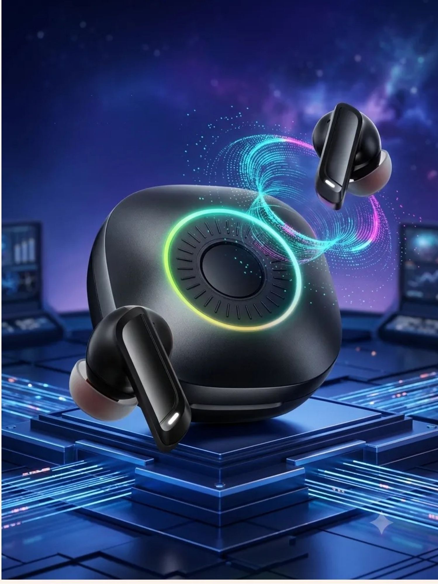 nextgen Gaming Headset | TWS | Black | NVRNA CROWN – 2 Bluetooth Gaming Headset-picture-11