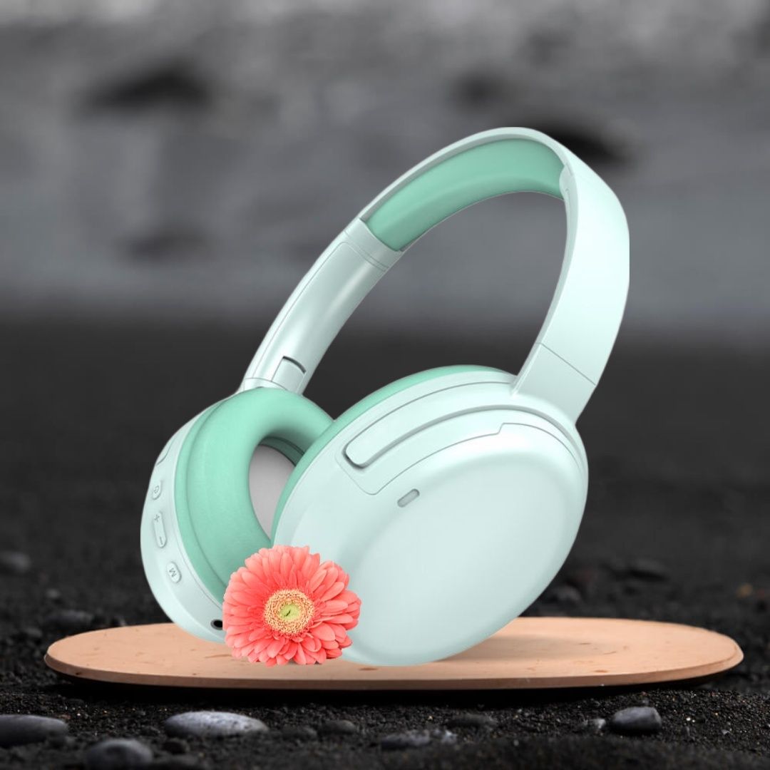 40H Play Super Bass ANC BT Wireless Headphone with Mic Foldable Design & Aux P42 Bluetooth & Wired Headset-image-23