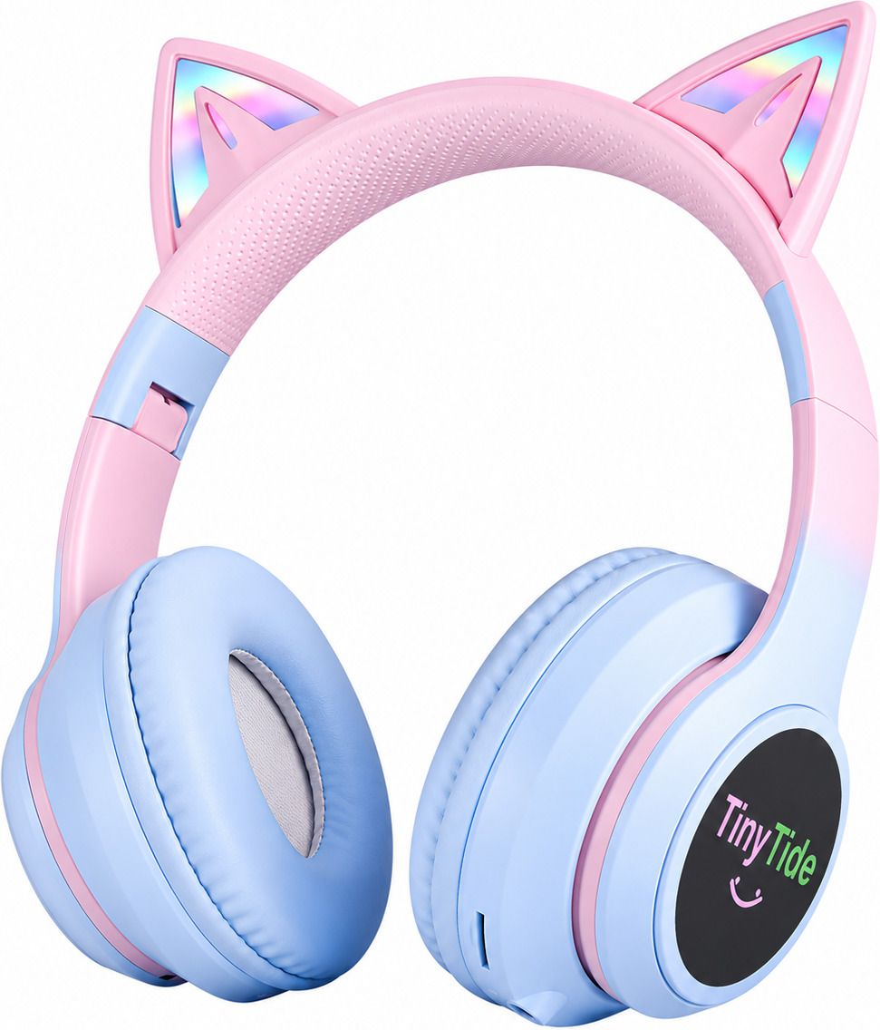 Kids Headphones For Girls/Boys, Wireless Cat Kids Bluetooth & Wired Headset Bluetooth & Wired Headset-image-2
