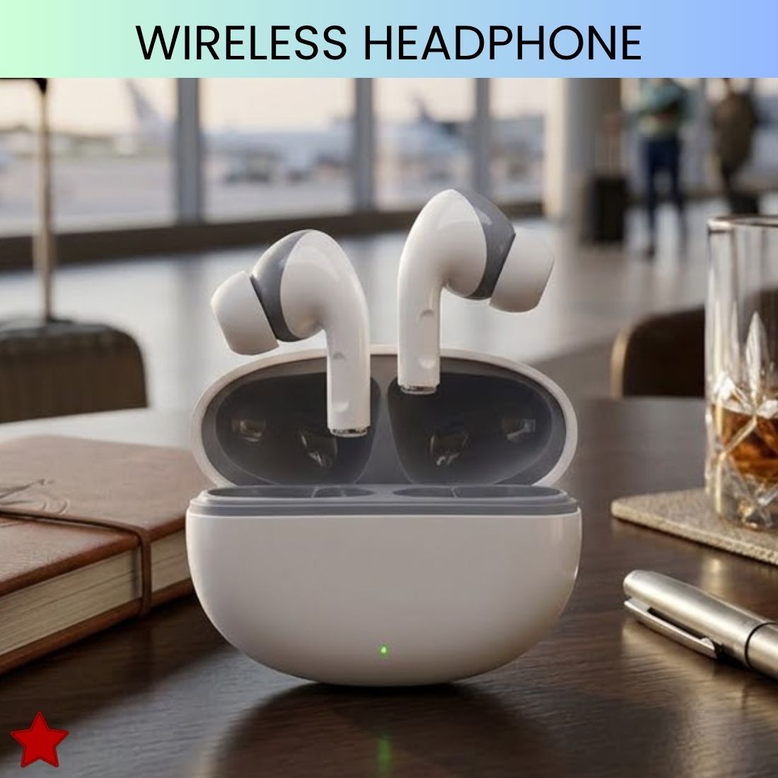 clairbell Wireless Bluetooth Earbuds With Deep Bass Compatible With Android & iPhoneNV329 Bluetooth Headset-picture-15