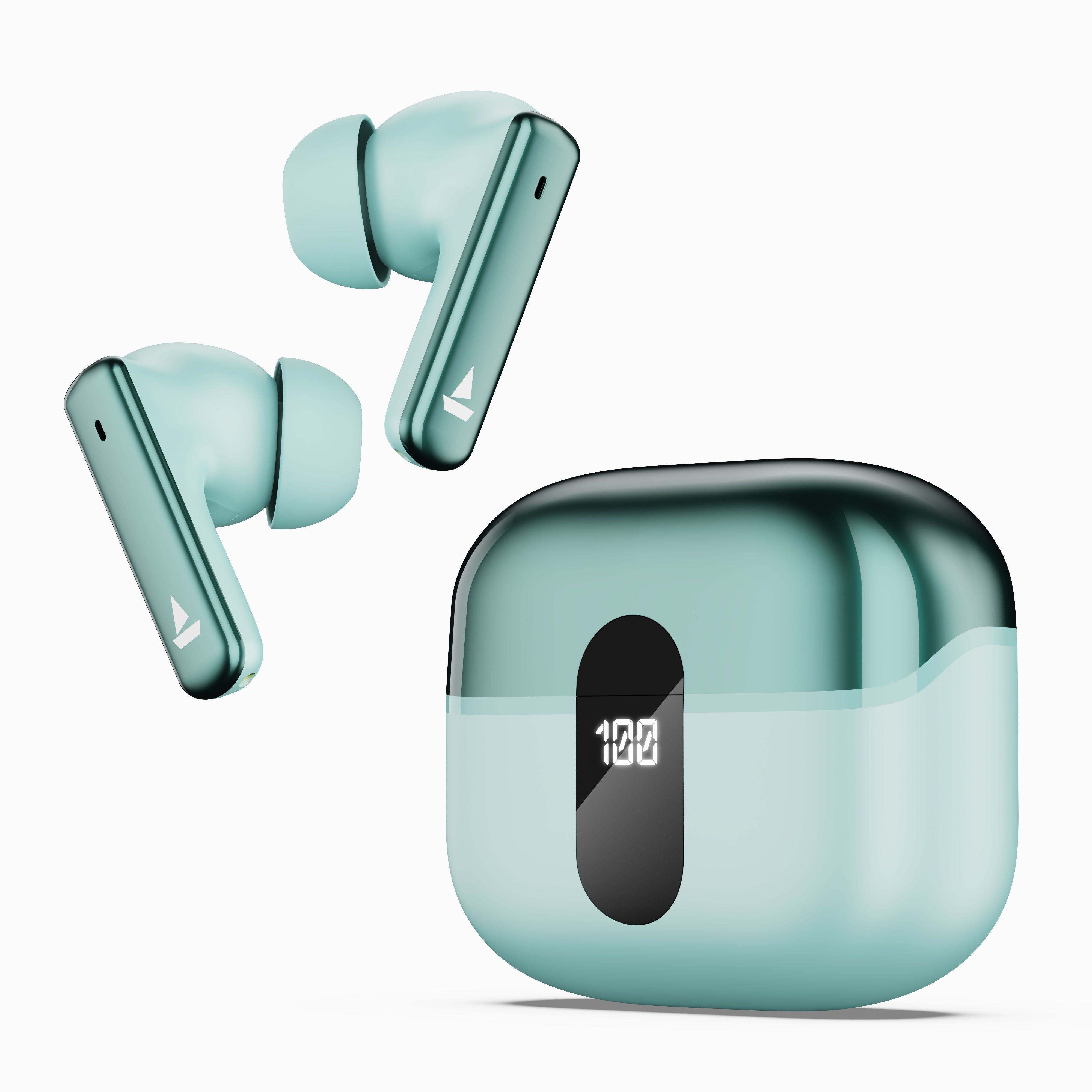 Airdopes 181 Pro w/ 100 HRS Playback, 4 Mics ENx Technology & ASAP Charge Bluetooth Headset