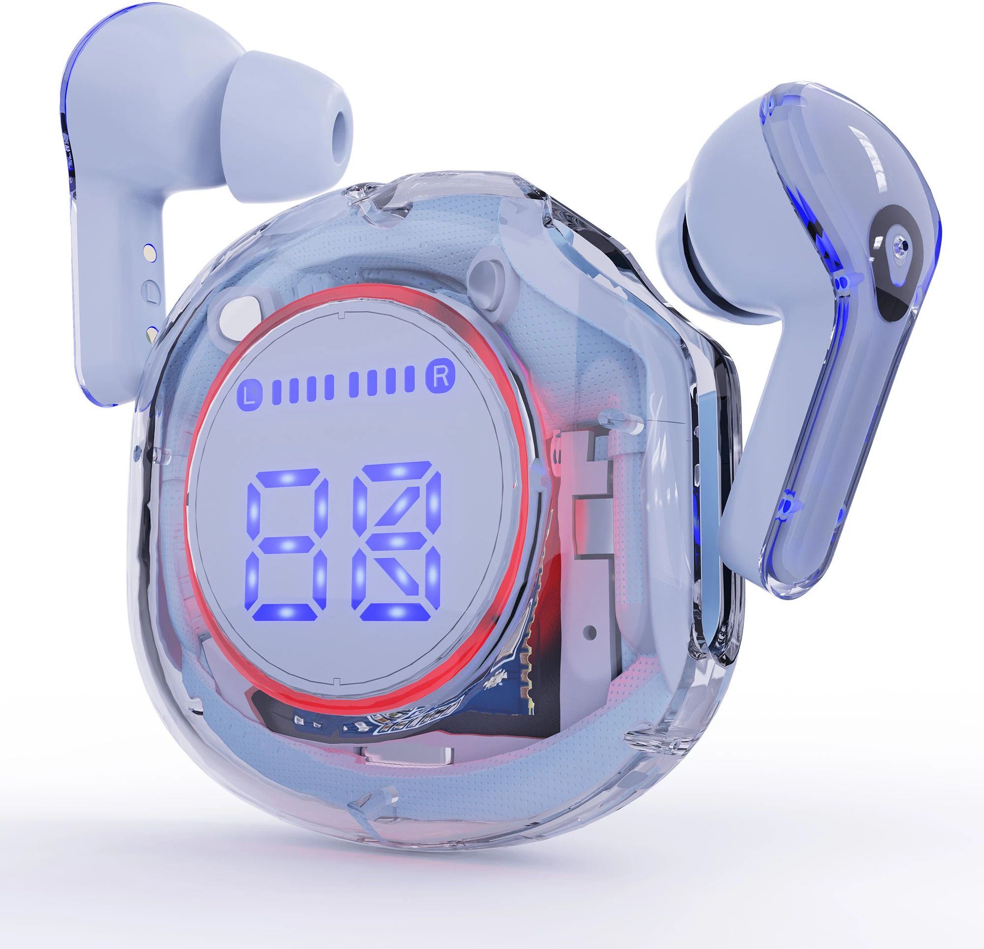 aroma NB121 Almaty Upto 40H Playtime* Fast Charging With Digital Display Earbuds Bluetooth Headset-picture-27