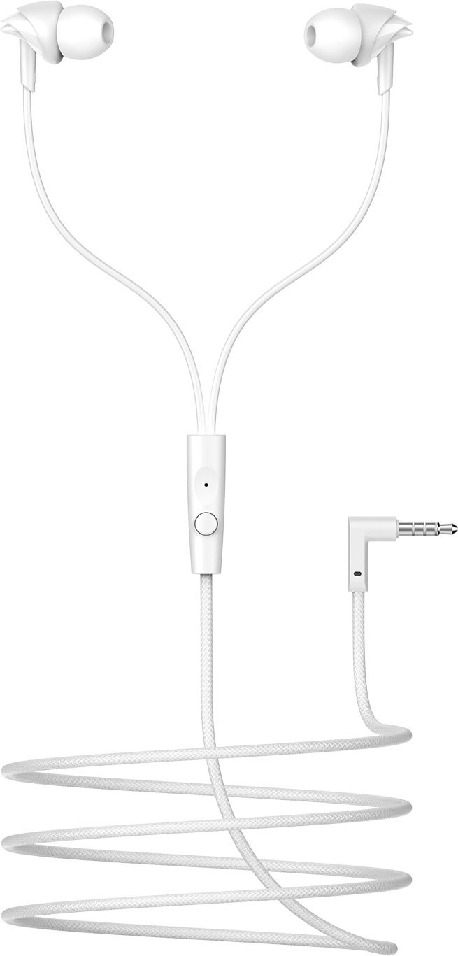 Bassheads 213L, 3.5mm L-Shaped Connector, Inline Mic, Braided Cable, 120cm Cable Bluetooth Headset