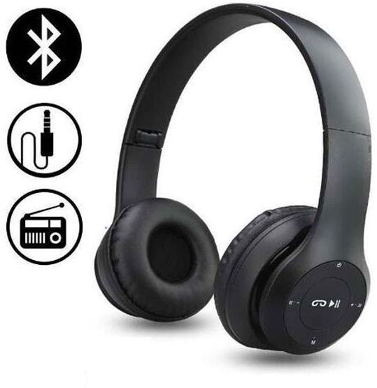 techpunch COMFORTABLE EAR PADS WIRELESS HEADPHONE WITH AUX SUPPORT COMPATIBLE DEVICE. Bluetooth & Wired Headset-picture-26