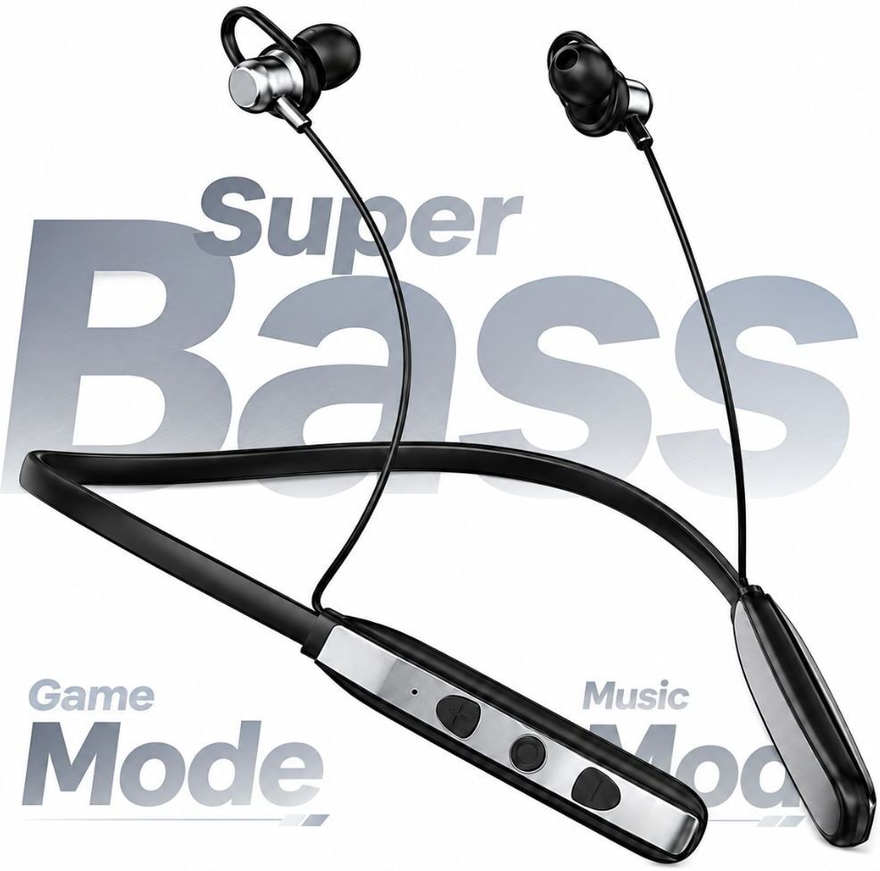 Matrix 2 EQ,Vibration Alert,150H Bkp,Hall Switch,e Noise Cancellation Neckband Bluetooth Headset-image-22