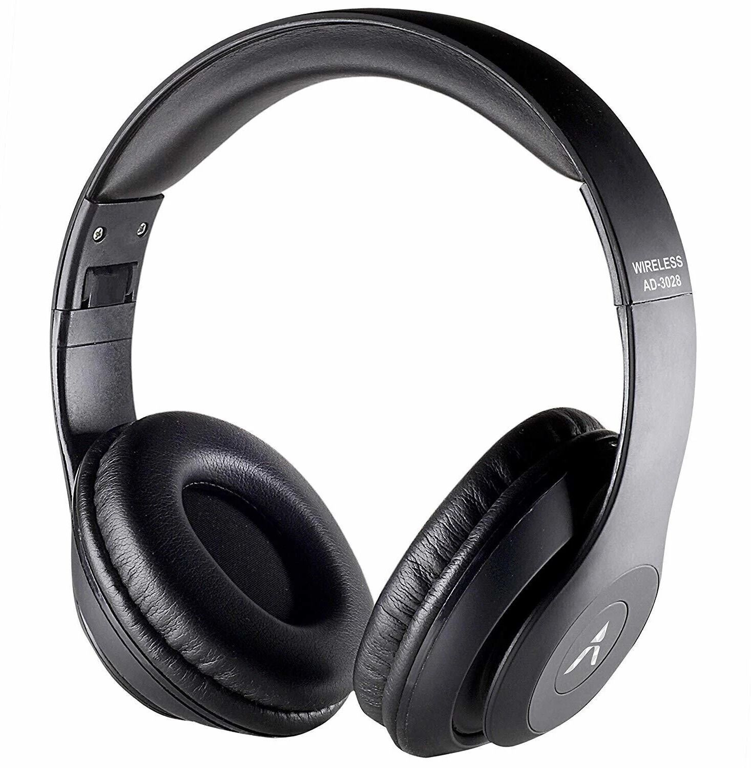 adcom Shuffle Over-Ear Wireless Bluetooth Headphones (Black) Bluetooth Headset-picture-10