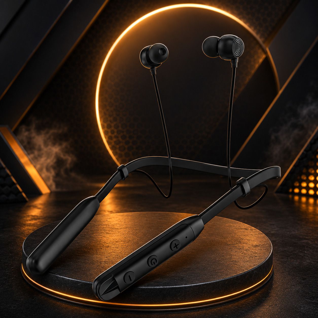 Wireless Neckband Earphones HD Sound Bluetooth Headset Bluetooth Headset-image-19