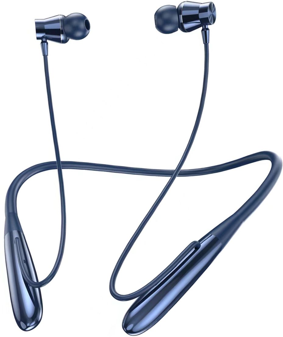 CH-10 Fox - 48 Hour Playtime Headphone Neckband Earphone (Blue19) Bluetooth Headset-image-23