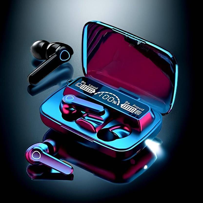 Earbuds M19 PRO with Power Bank Upto 48Hrs Playback Bluetooth Headset F22 Bluetooth Headset-image-9
