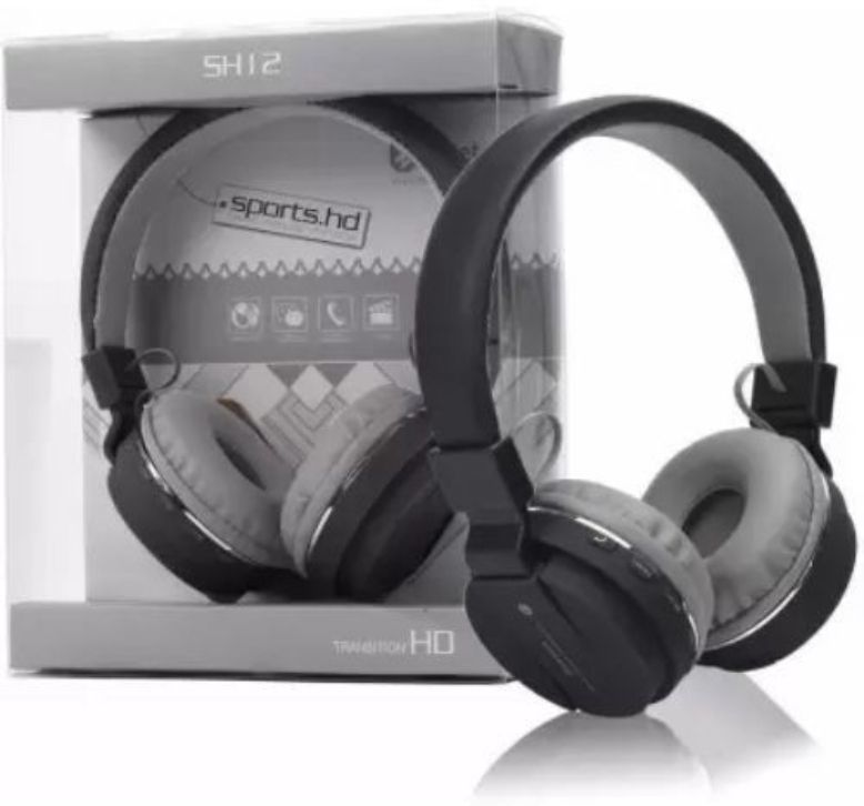 guggu 39v_SH12 Wireless Headphones with Bluetooth, Built-in Microphone, SD Card Slot Bluetooth Headset-picture-12