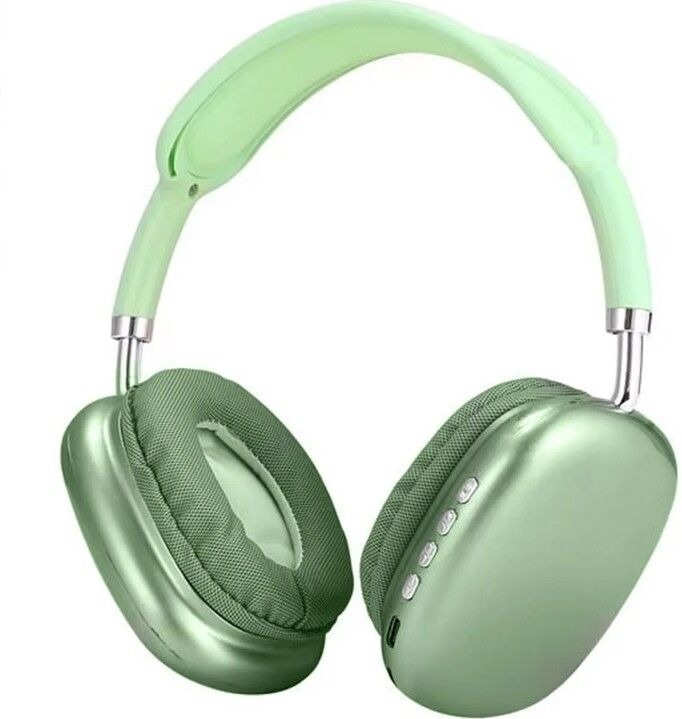 P9 Green Wireless Bluetooth Headphones Bluetooth & Wired Headset-image-25