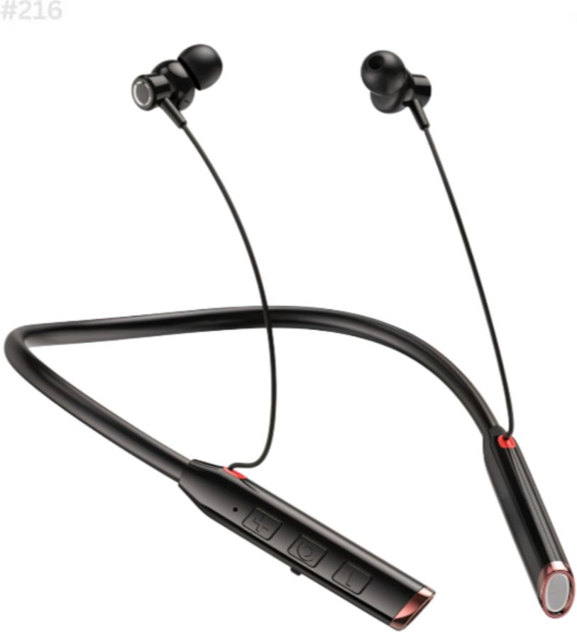 Romeo Bluetooth Neckband 57Hrs Playtime, Day Long, Super Bass, Magnetic Buds_JXK Bluetooth & Wired Headset-image-6