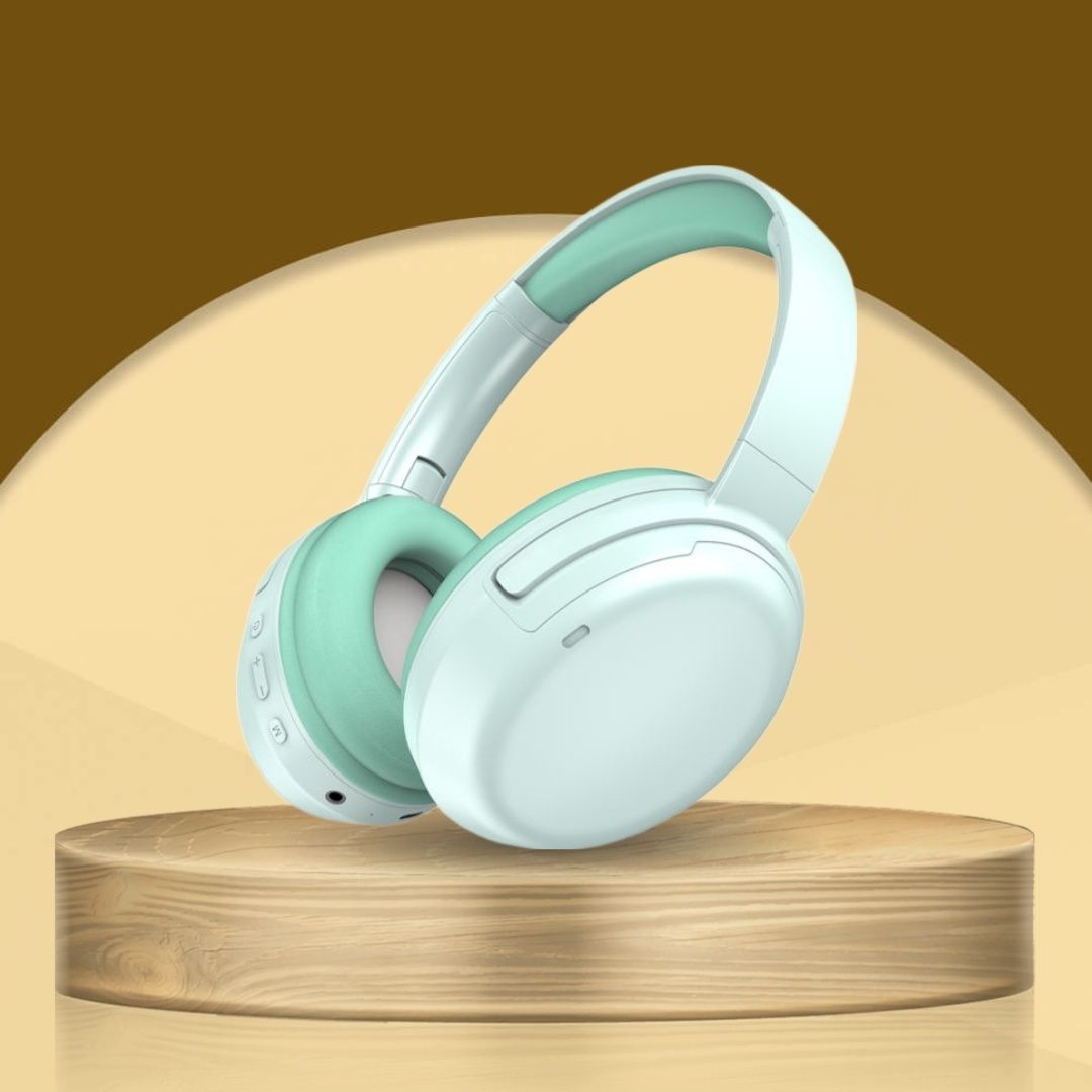 40H Play Super Bass ANC BT Wireless Headphone with Mic Foldable Design & Aux P79 Bluetooth & Wired Headset-image-32