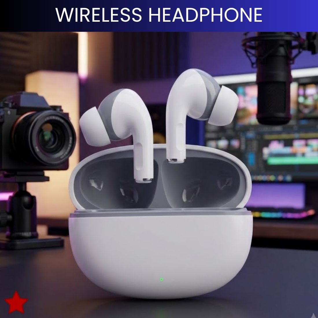 clairbell Wireless Bluetooth Earbuds With Deep Bass Compatible With Android & iPhoneNX495 Bluetooth Headset-picture-49