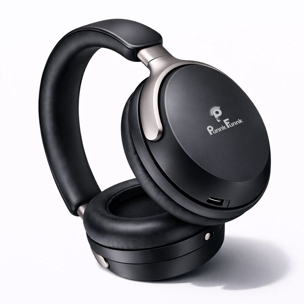 punnkfunnk SuperBass with 70Hr Playtime Wireless Headpone & Mic, Foldable Design, Aux Bluetooth Headset-picture-41
