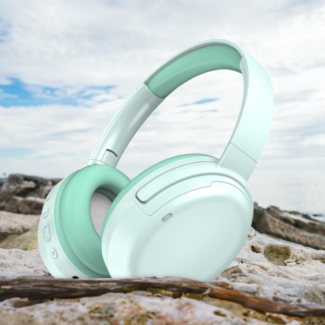 40H Play Super Bass ANC BT Wireless Headphone with Mic Foldable Design & Aux P55 Bluetooth & Wired Headset-image-46