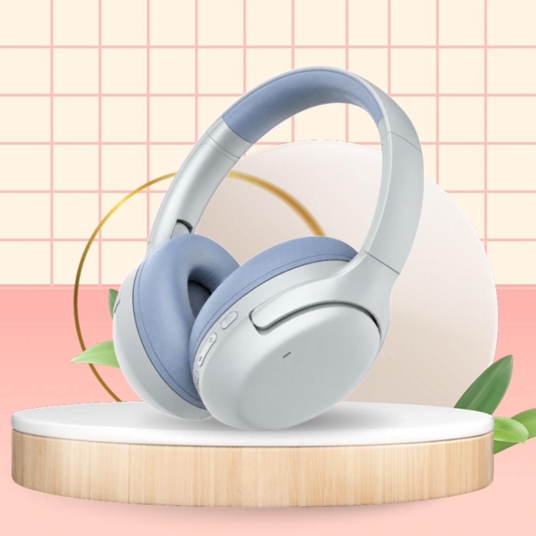 40H Play Super Bass ANC BT Wireless Headphone with Mic Foldable Design & Aux P45 Bluetooth & Wired Headset-image-32