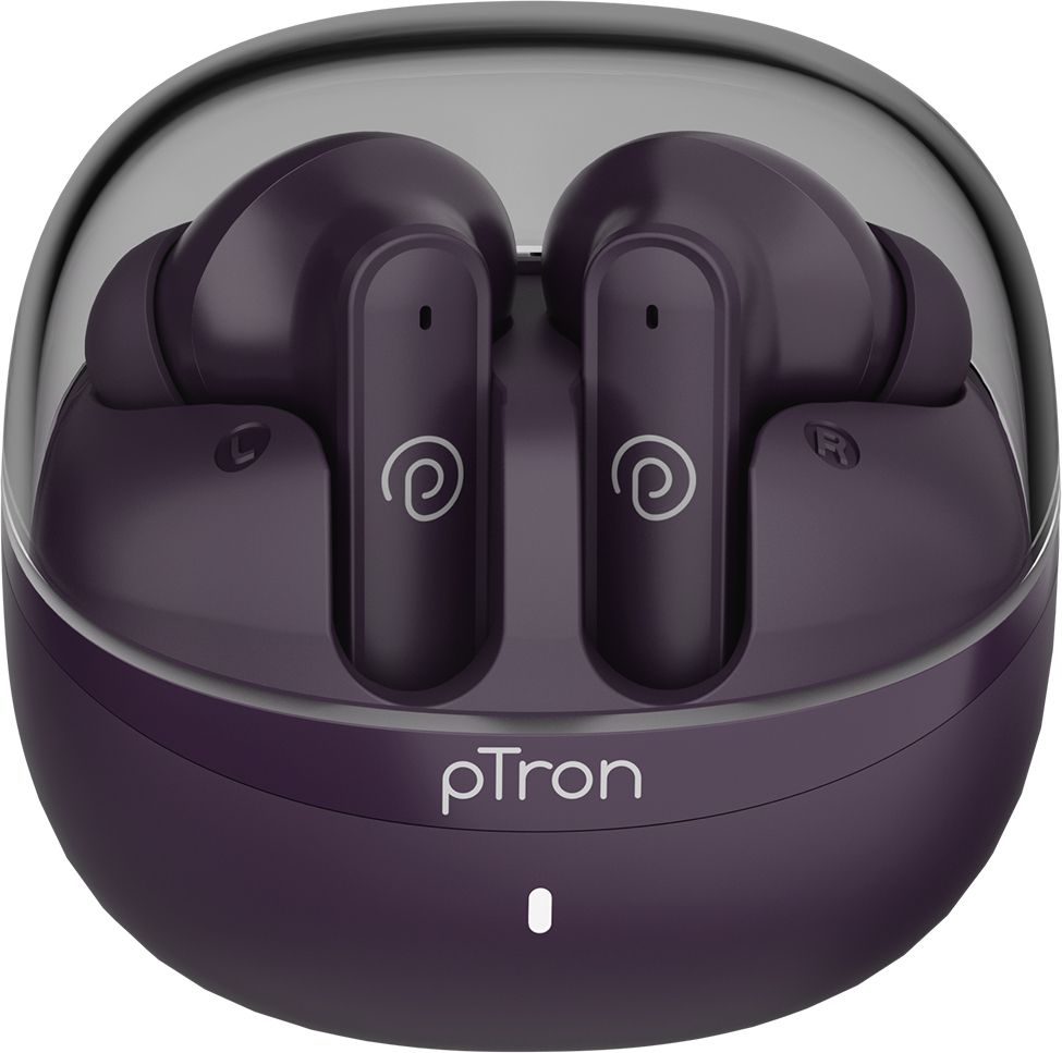 ptron Bassbuds Indie w/ AI-ENC Clear Calls, 45hrs Playtime, Custom EQ, App Support Bluetooth Headset-picture-11