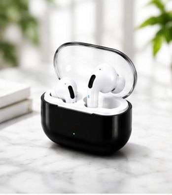 TWS Wireless Earbuds with Clear Lid Charging Case Bluetooth Headset-image-33
