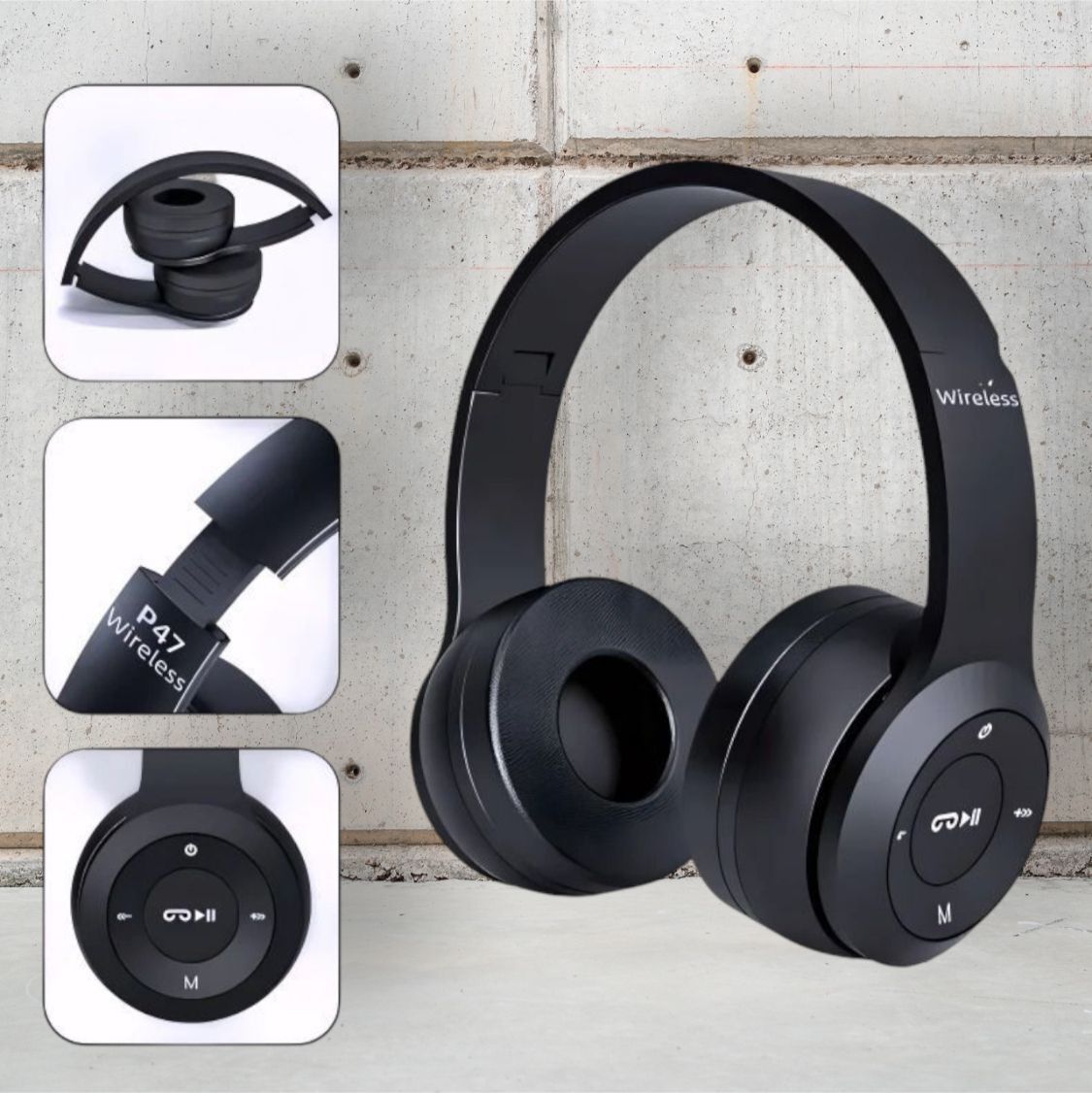 Over-Ear Bluetooth Headset for Gamers with Resonant Strong Bass_AG Bluetooth & Wired Headset-image-40