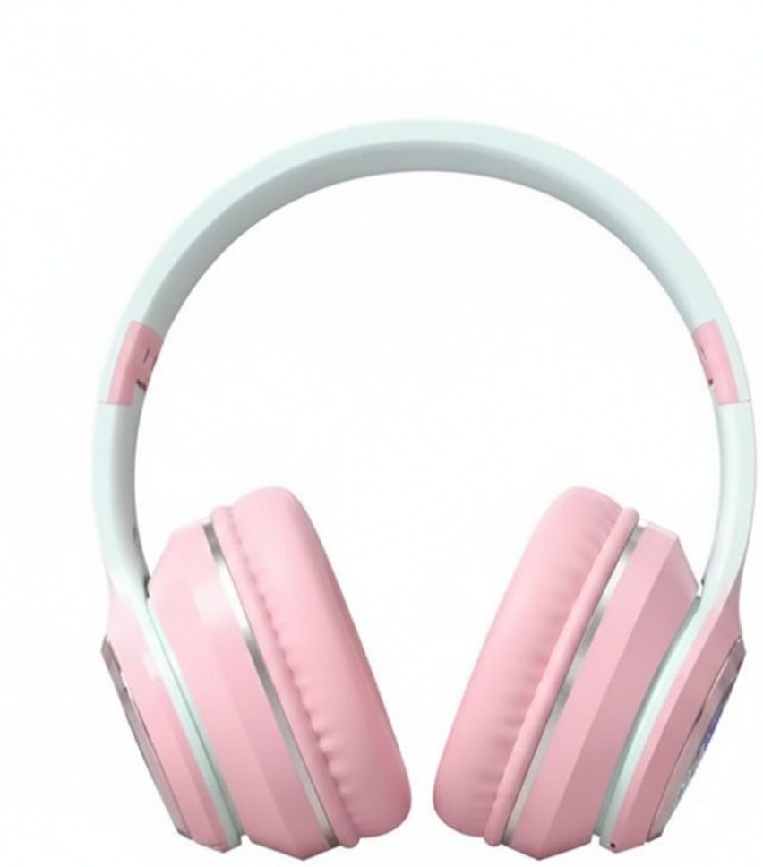 Stylish_junior pink headphone 007 Bluetooth Headset-image-2