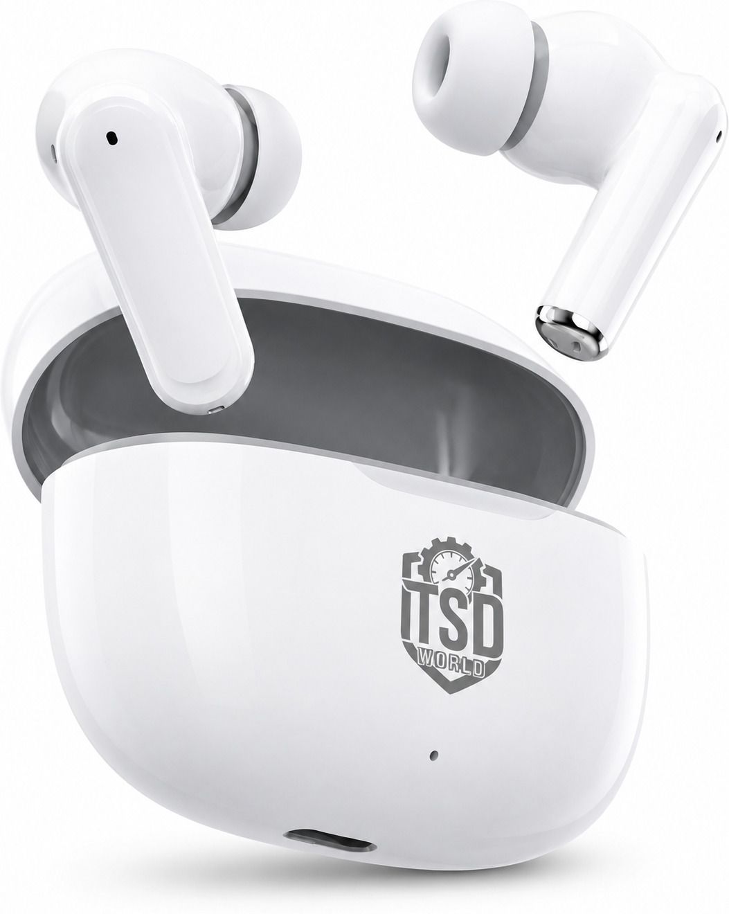 Wireless Bluetooth Earbuds with Charging Case, Deep Bass Stereo Sound Bluetooth Headset-image-34
