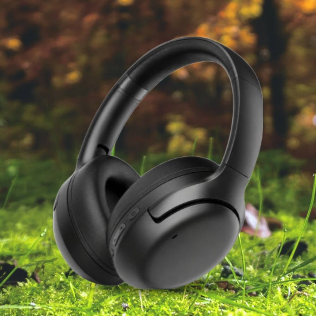 40H Play Super Bass ANC BT Wireless Headphone with Mic Foldable Design & Aux P47 Bluetooth & Wired Headset-image-5