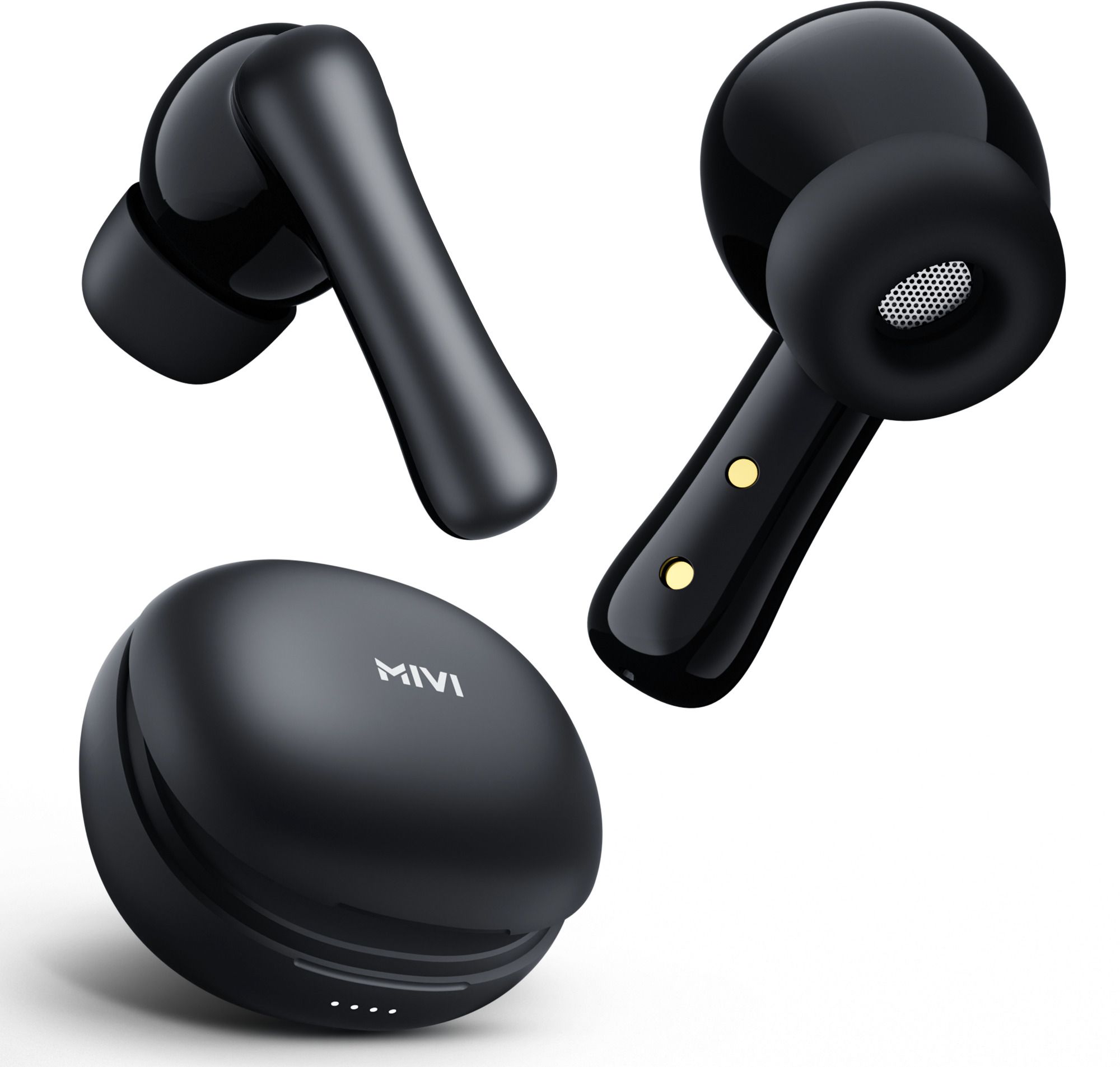 mivi Duopods I2, 45Hrs Playtime, HD Call, Fast Charging, IPX4, Low Latency, 5.3v Bluetooth Headset-picture-16