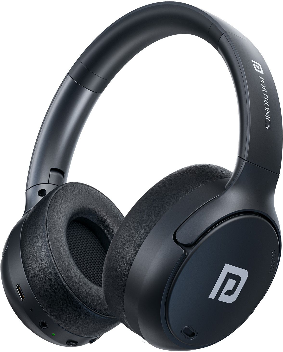 Muffs M8 ANC Wireless Over Ear Headphones,Upto 50 Hours Playtime,Foldable Design Bluetooth Headset-image-19