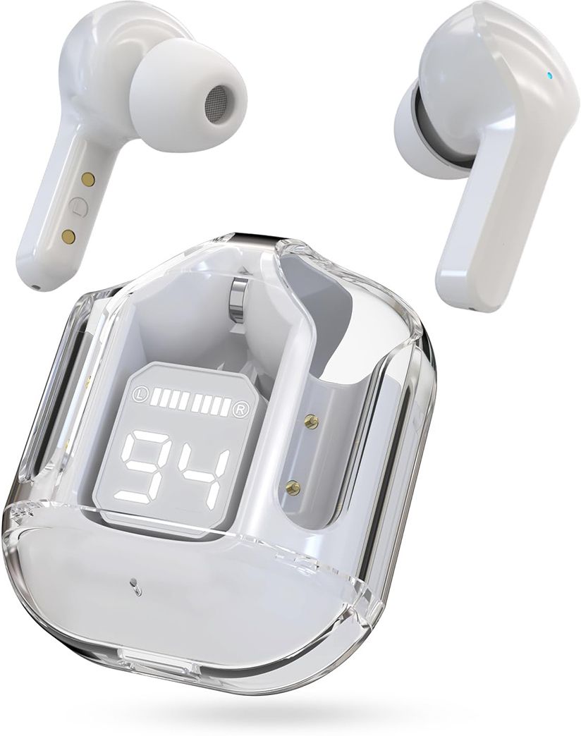 UltraPods In Ear Comfortable In Ear Fit Smart ENC. Bluetooth Headset Bluetooth & Wired Headset-image-3