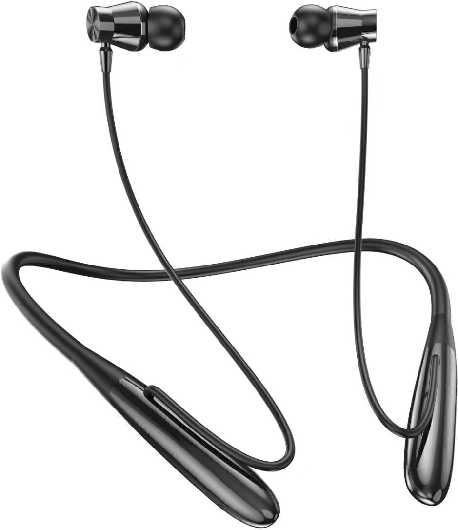 CH-10 Fox - 48 Hour Playtime Headphone Neckband Earphone (Black) Bluetooth Headset-image-30