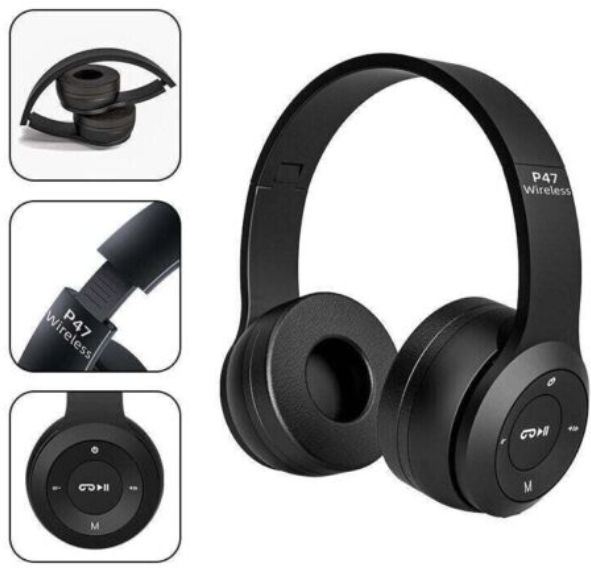 clairbell HEA83-DPON36-P47 Wireless Bluetooth Headphone With Mic Bluetooth Headset Bluetooth Headset-picture-19