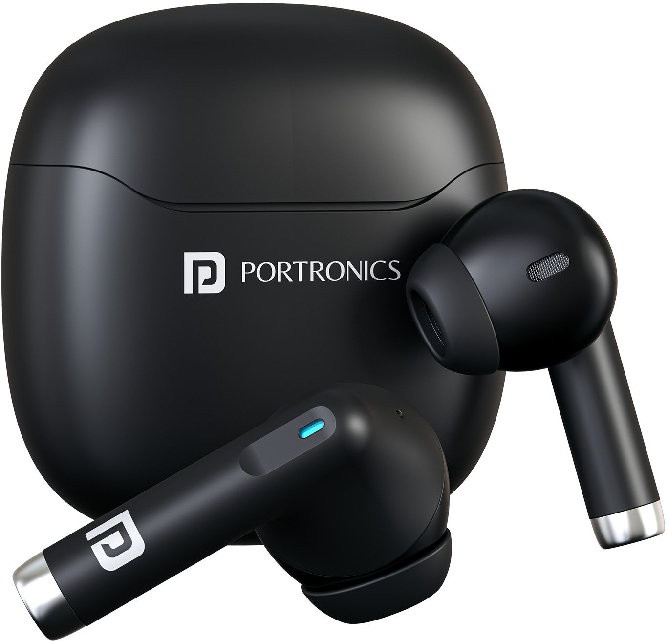 portronics Twins S18 Pro in Ear TWS Earbuds,30H Playtime, in Built HD Mic, Game/Music Mode Bluetooth Headset-picture-15